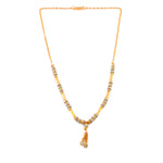 Load image into Gallery viewer, Gold-Toned &amp; Rhodium-Plated Stone Studded Necklace Chain
