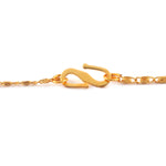 Load image into Gallery viewer, Gold-Toned &amp; Rhodium-Plated Stone Studded Necklace Chain
