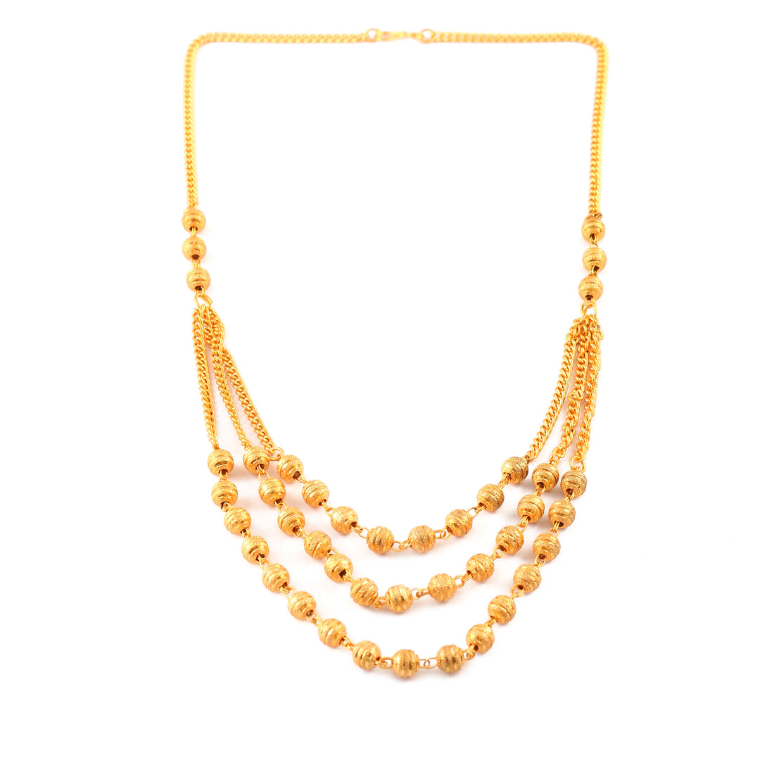 Jewar Mandi Gold Plated motor mala chain