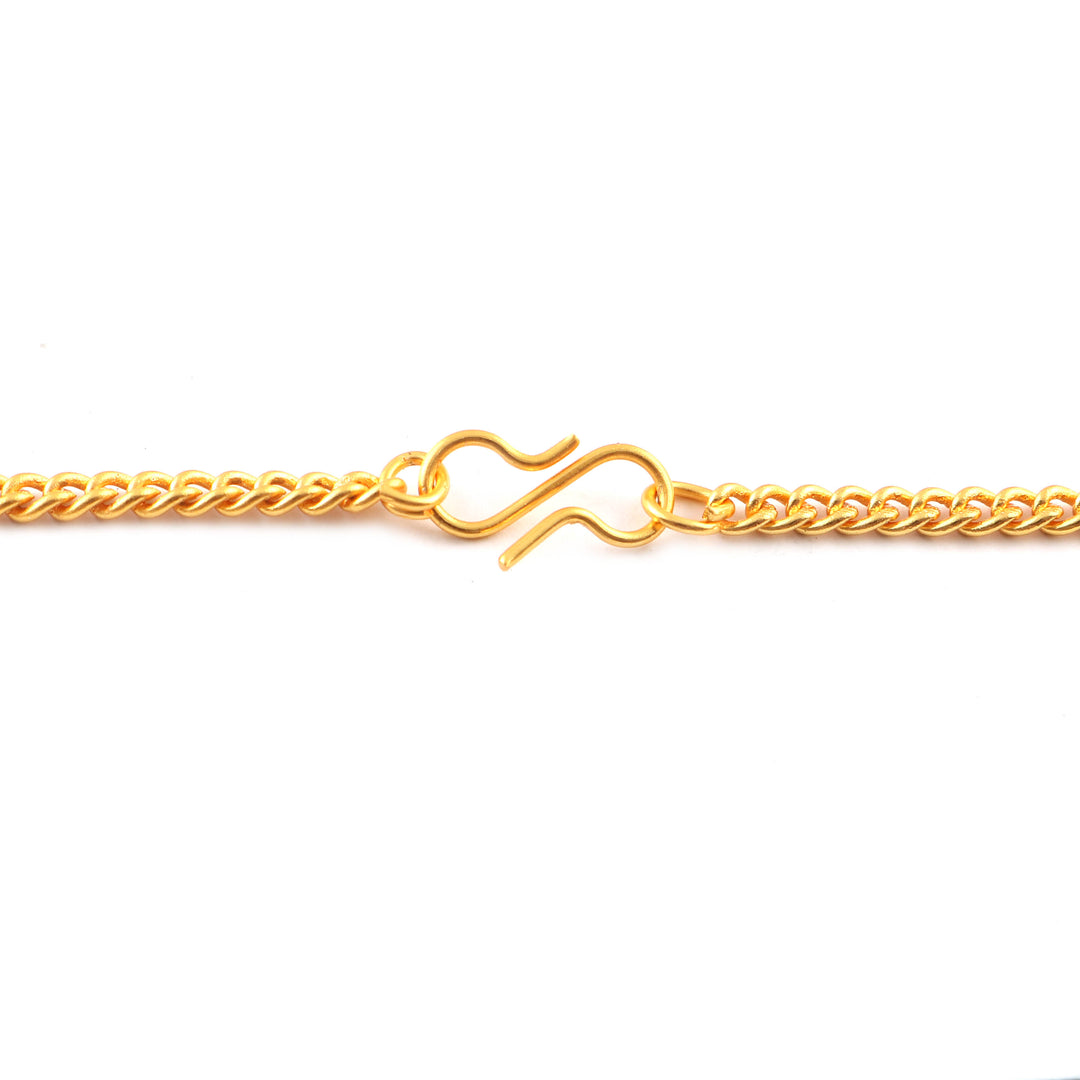 Jewar Mandi Gold Plated motor mala chain