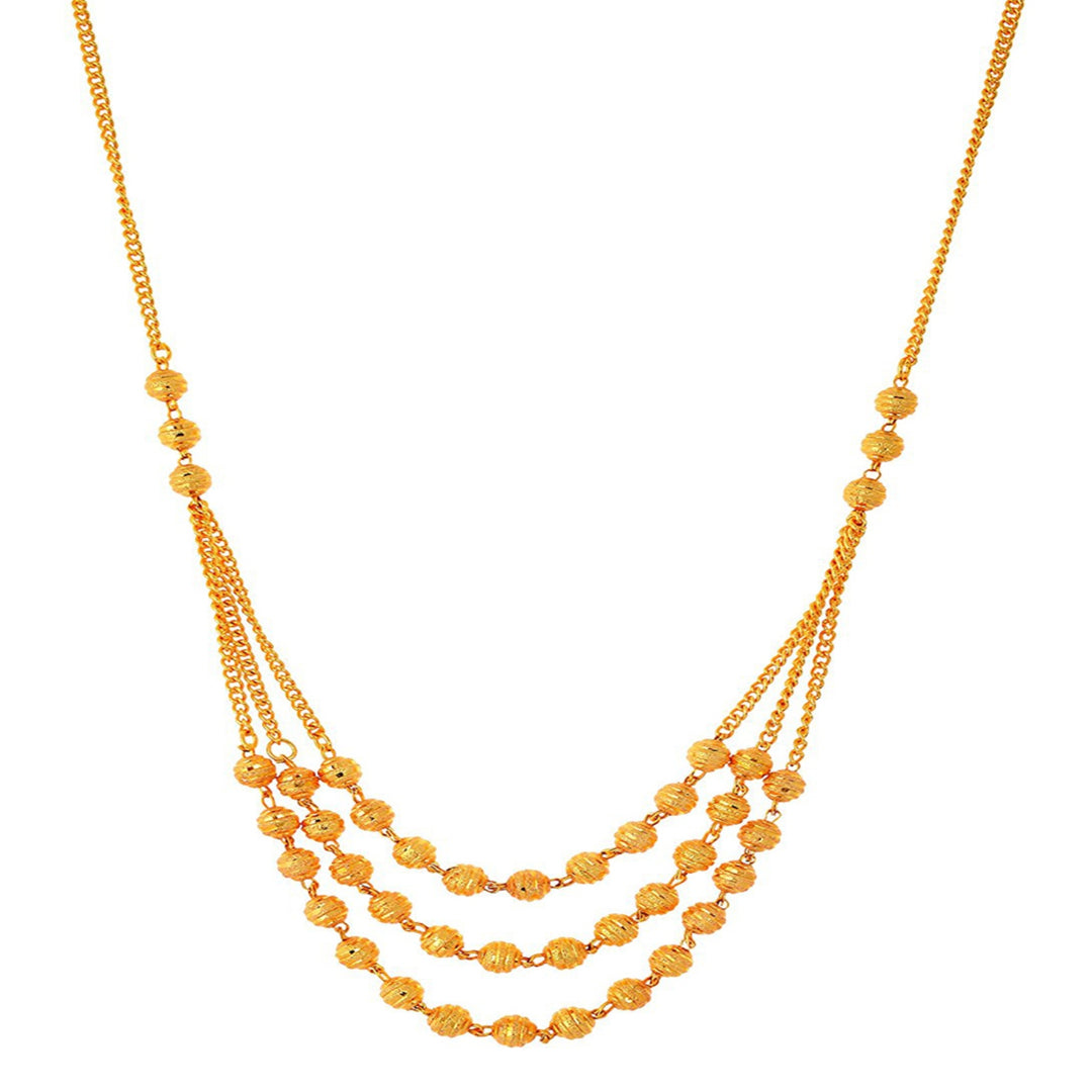 Jewar Mandi Gold Plated motor mala chain