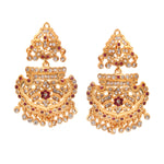 Load image into Gallery viewer, Gold-Plated AD-Studded Rajputi Jewellery Set
