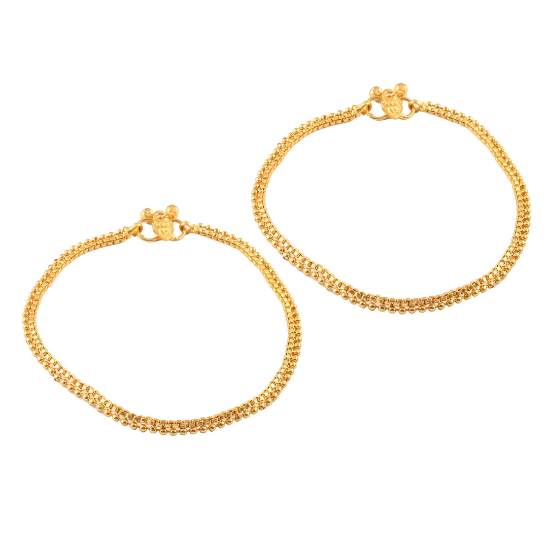 Gold Plated Anklet for Women