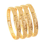 Load image into Gallery viewer, Set Of 4 Gold-Plated Bangles
