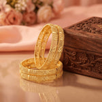 Load image into Gallery viewer, Set Of 4 Gold-Plated Bangles
