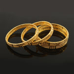 Load image into Gallery viewer, Set Of 4 Gold-Plated Bangles
