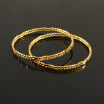 Load image into Gallery viewer, Set Of 2 Gold-Plated Bangles
