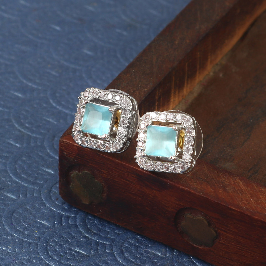 Silver Plated Square Tops For Women