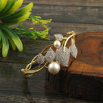 Load image into Gallery viewer, Women Gold-Plated Pearl Bracelet for Women and Girls

