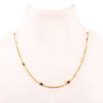 Load image into Gallery viewer, Brass Rhinestone Gold-Plated Chain
