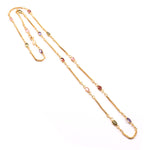 Load image into Gallery viewer, Brass Rhinestone Gold-Plated Chain
