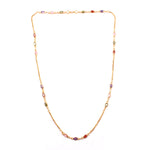 Load image into Gallery viewer, Brass Rhinestone Gold-Plated Chain
