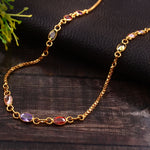 Load image into Gallery viewer, Brass Rhinestone Gold-Plated Chain
