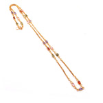 Load image into Gallery viewer, Brass Rhinestone Gold-Plated Chain
