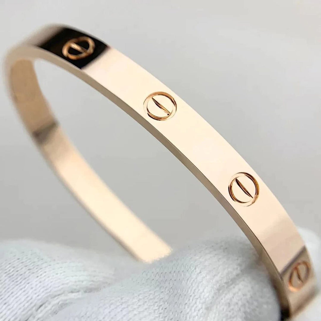 Women Gold-Toned & White Brass Cubic Zirconia Gold-Plated Bracelet