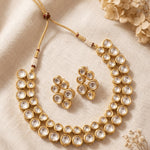 Load image into Gallery viewer, Traditional Gold-Plated Kundan-Studded Jewellery Set
