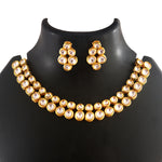 Load image into Gallery viewer, Traditional Gold-Plated Kundan-Studded Jewellery Set
