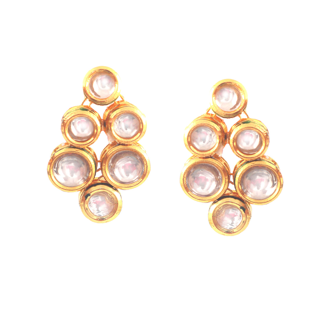Traditional Gold-Plated Kundan-Studded Jewellery Set
