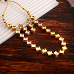 Load image into Gallery viewer, Gold-Plated Kundan-Studded Jewellery Set
