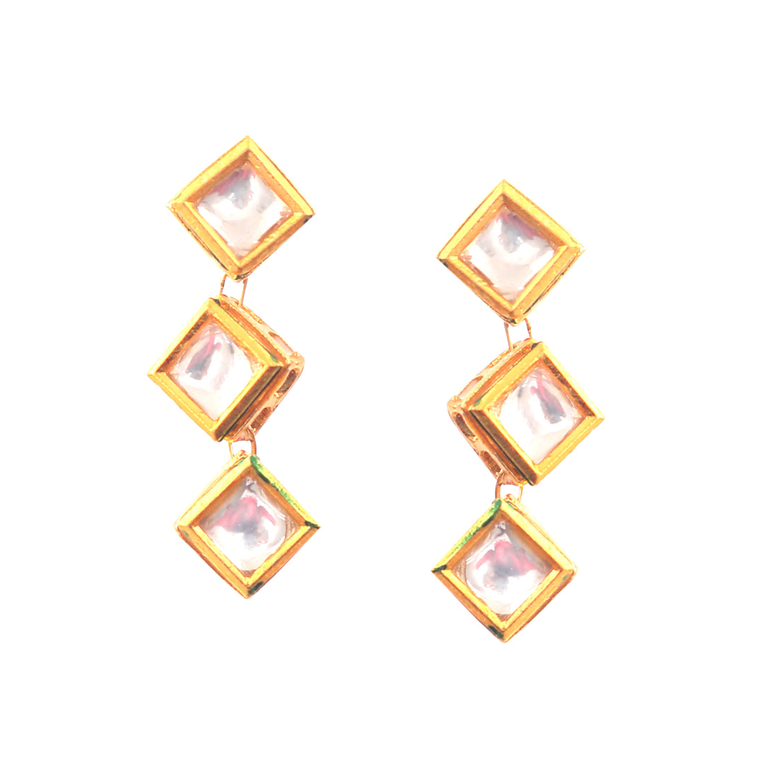 Gold-Plated Kundan-Studded Jewellery Set