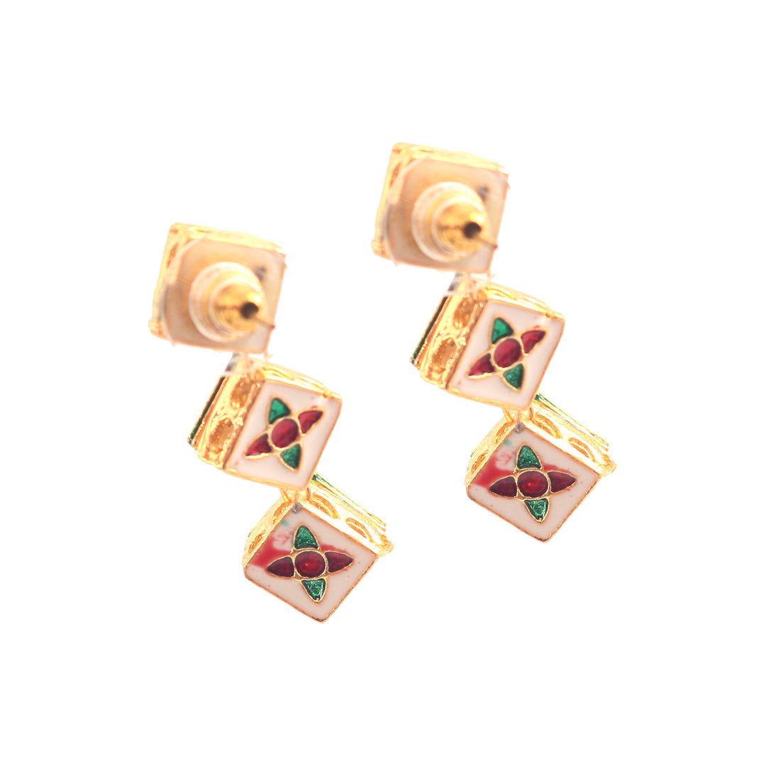 Gold-Plated Kundan-Studded Jewellery Set