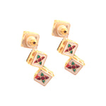Load image into Gallery viewer, Gold-Plated Kundan-Studded Jewellery Set

