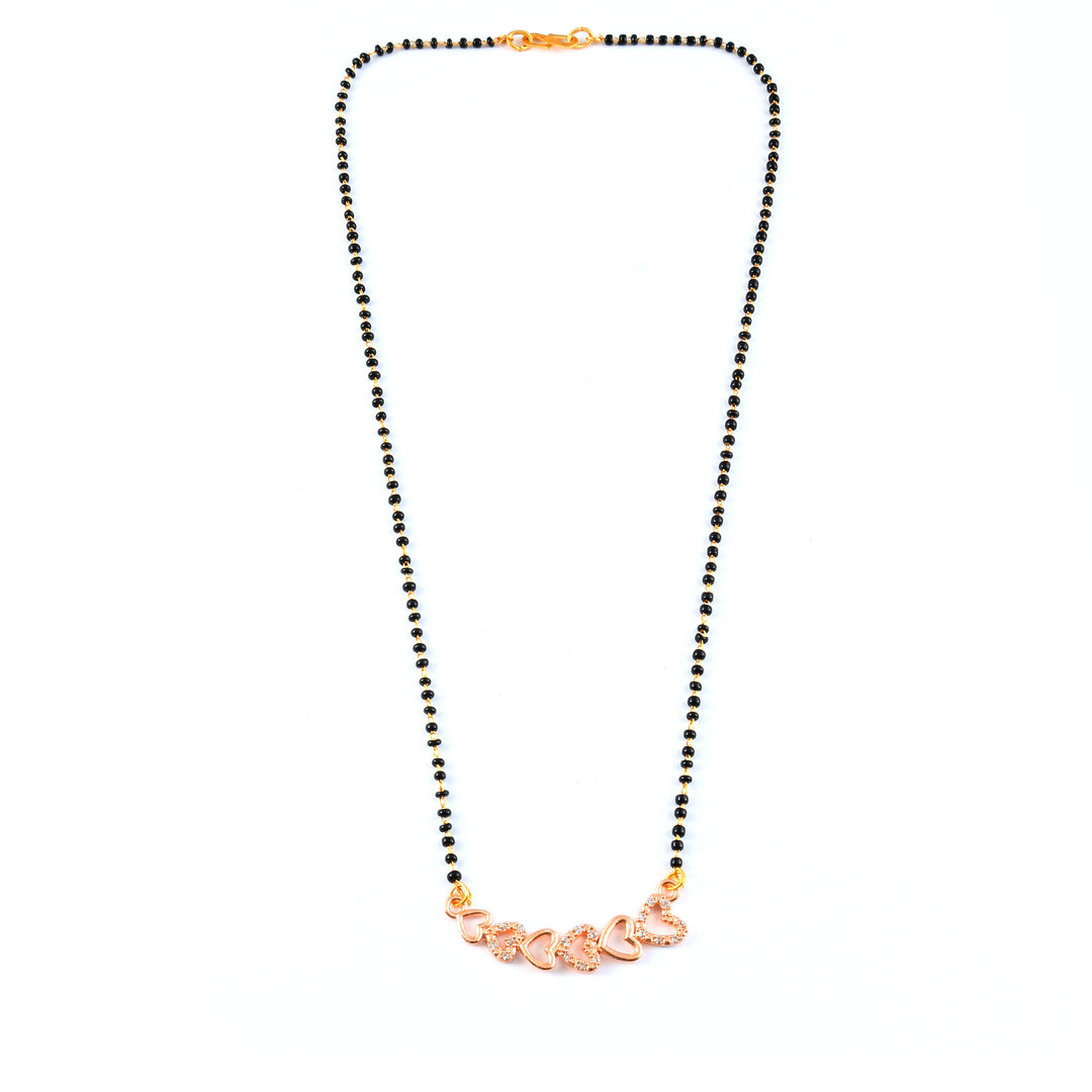 Gold-Plated CZ Studded  Mangalsutra for Women
