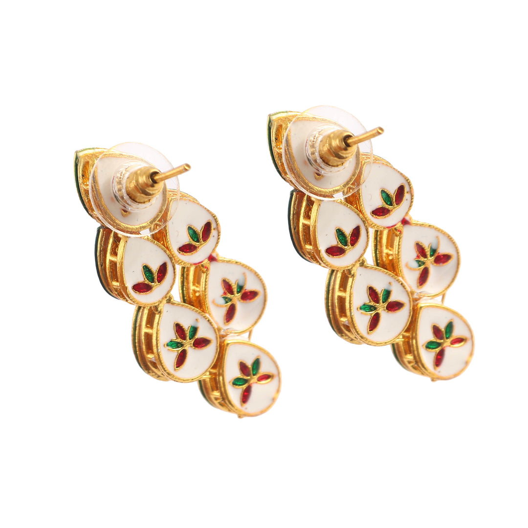 Traditional Gold-Plated Kundan-Studded Jewellery Set