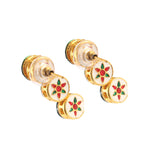 Load image into Gallery viewer, White Gold-Plated Kundan Studded Jewellery Set
