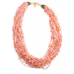 Load image into Gallery viewer, Beaded Multi-Layer Necklace and Tassel Earring Jewellery Set for Women
