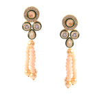 Load image into Gallery viewer, Gold-Plated Kundan Studded &amp; Beaded Jewellery Set
