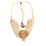 Load image into Gallery viewer, Gold-Plated Kundan Studded &amp; Beaded Jewellery Set
