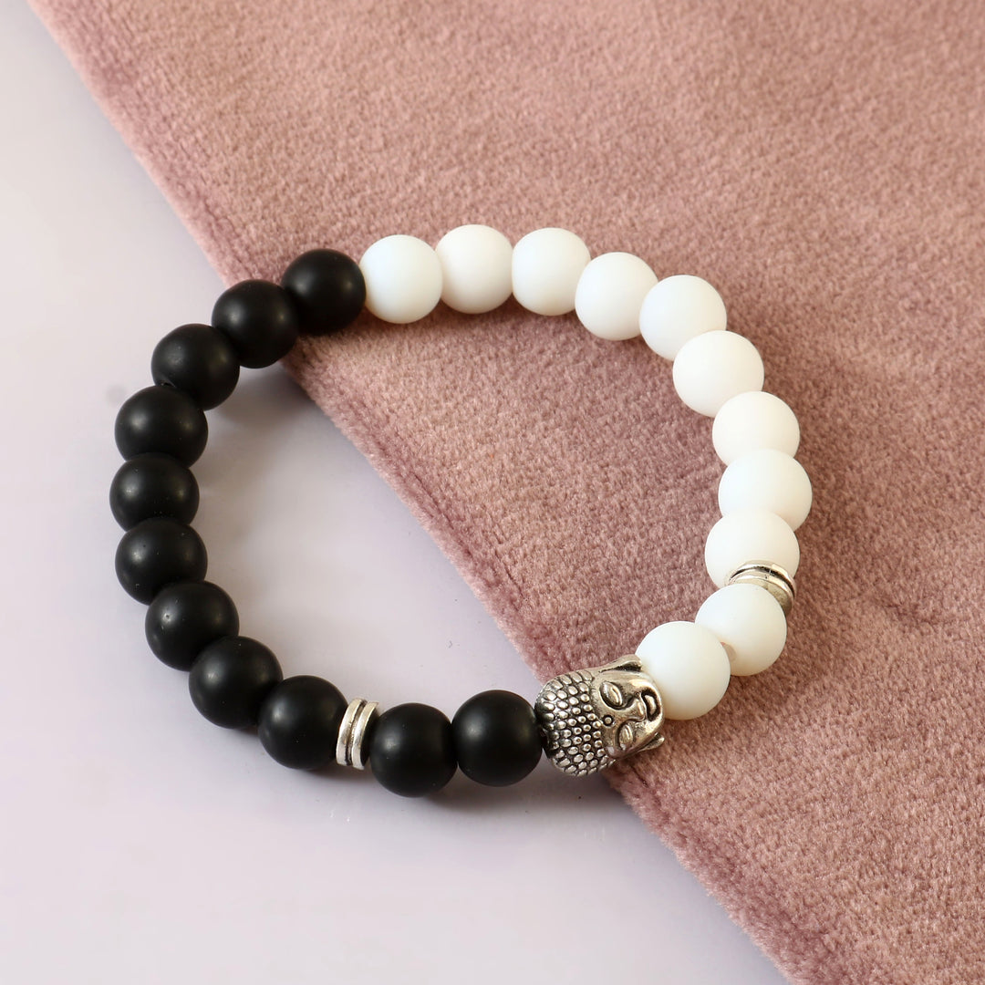 Beaded Adjustable Elasticated Bracelet