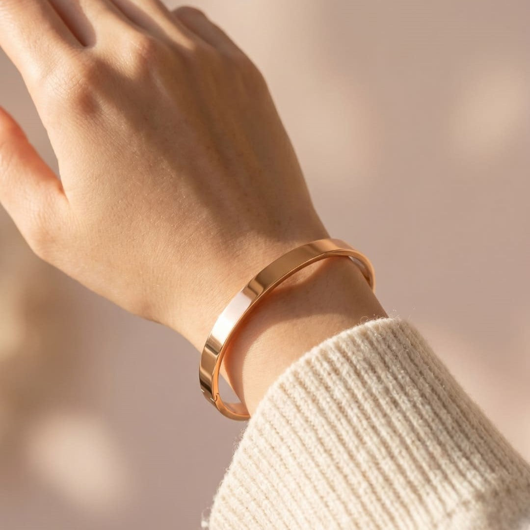 Bangle-Style Bracelet for Women and Girls