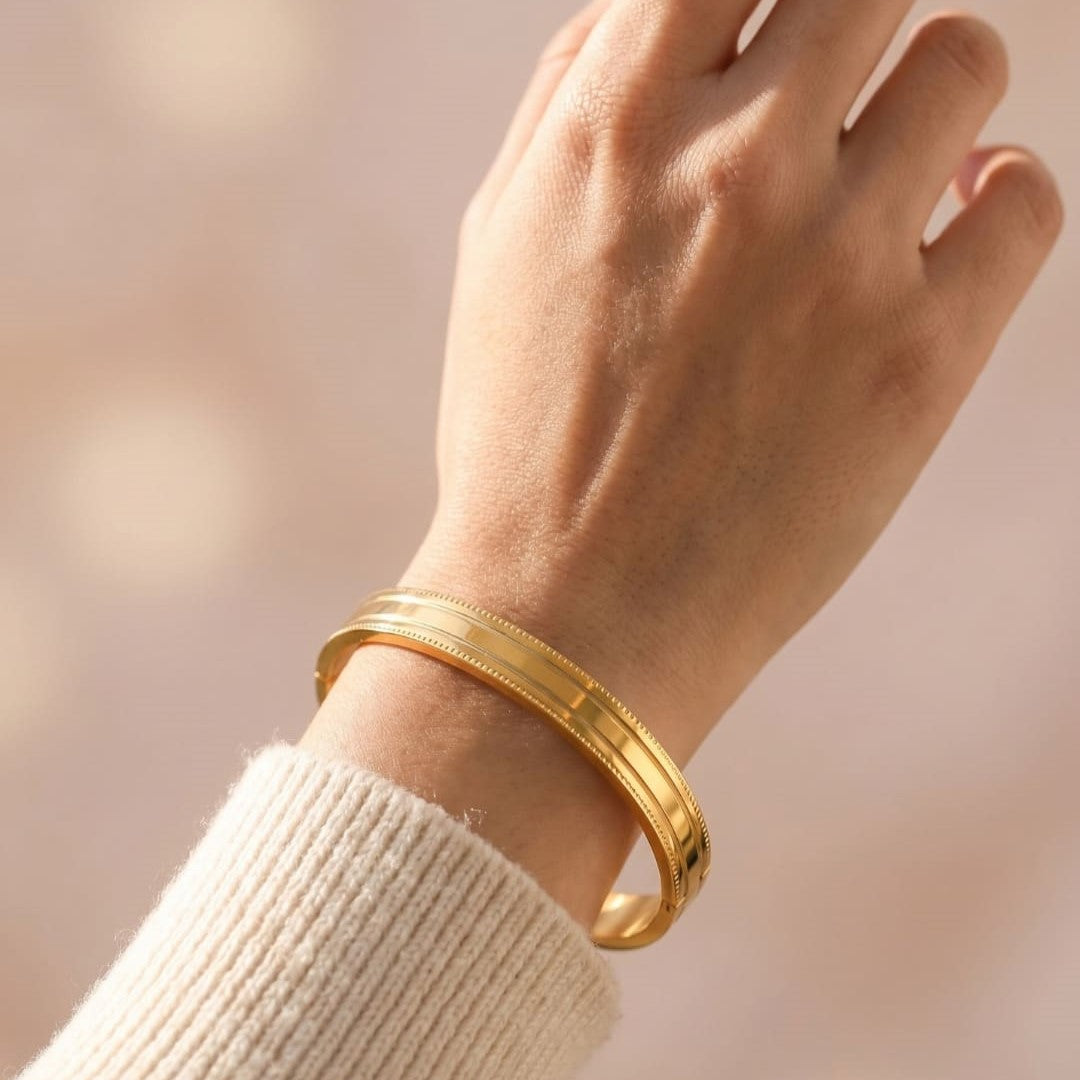 Bangle-Style Bracelet for Women and Girls
