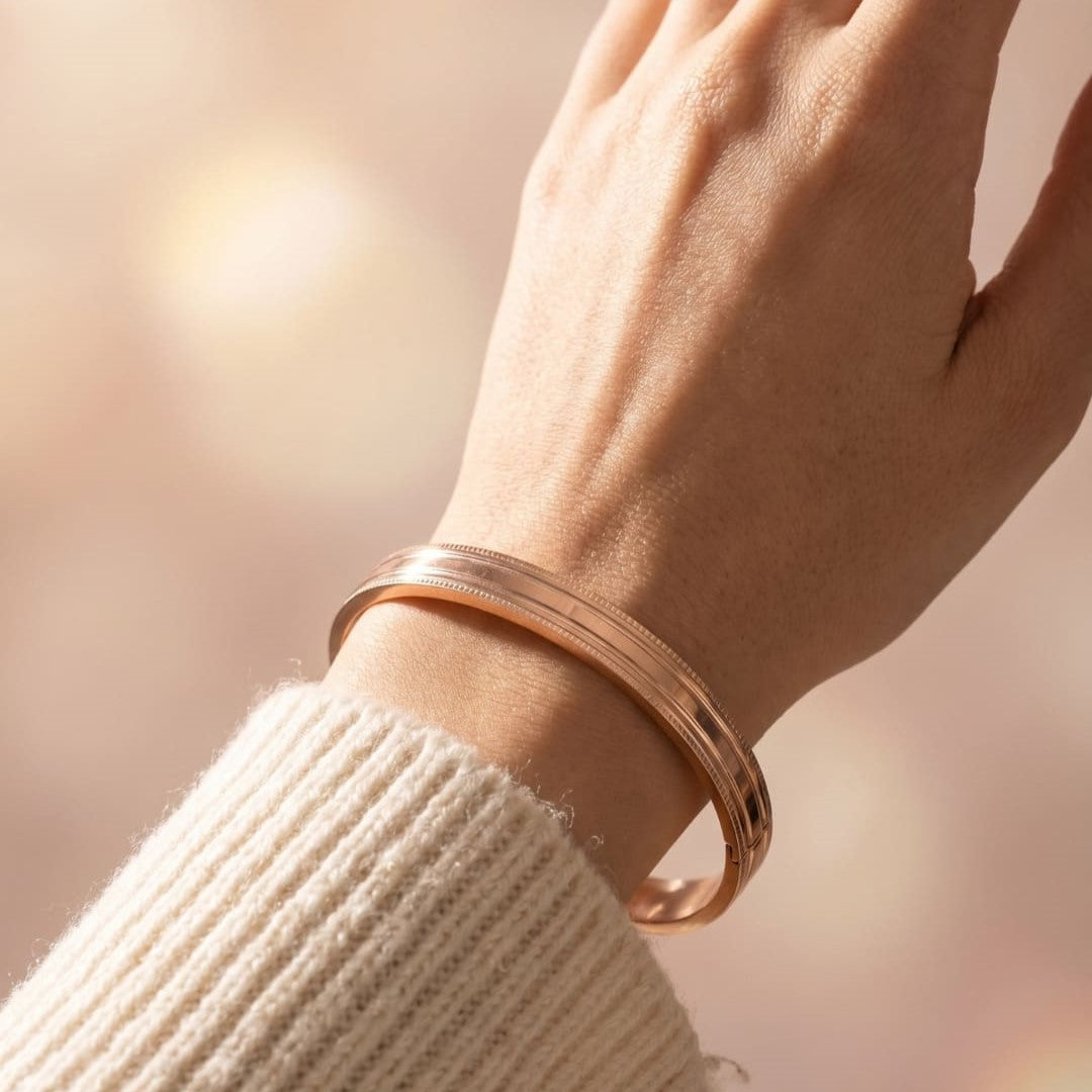 Bangle-Style Bracelet for Women and Girls