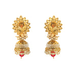 Load image into Gallery viewer, Floral Jhumkas Earrings
