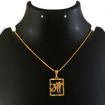 Load image into Gallery viewer, Unisex Micro Gold Plated Maa Pendant With Chain
