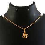 Load image into Gallery viewer, Unisex Micro Gold Plated Ganesh Pendant With Chain
