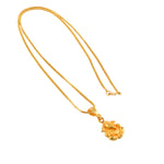 Load image into Gallery viewer, Unisex Micro Gold Plated Ganesh Pendant With Chain

