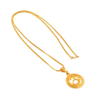 Load image into Gallery viewer, Unisex Micro Gold Plated Om Pendant With Chain
