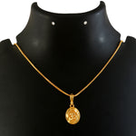 Load image into Gallery viewer, Unisex Micro Gold Plated Om Pendant With Chain
