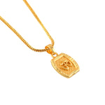 Load image into Gallery viewer, Unisex Micro Gold Plated Om Pendant With Chain
