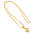 Load image into Gallery viewer, Unisex Micro Gold Plated Maa Pendant With Chain

