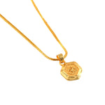 Load image into Gallery viewer, Unisex Micro Gold Plated Om Pendant With Chain
