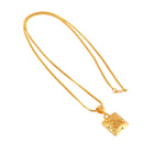 Load image into Gallery viewer, Unisex Micro Gold Plated Om Pendant With Chain
