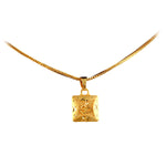 Load image into Gallery viewer, Unisex Micro Gold Plated Om Pendant With Chain

