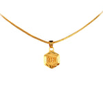 Load image into Gallery viewer, Unisex Micro Gold Plated Shiv Pendant With Chain
