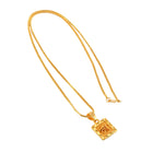 Load image into Gallery viewer, Unisex Micro Gold Plated Maa Pendant With Chain
