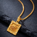 Load image into Gallery viewer, Unisex Micro Gold Plated Maa Pendant With Chain
